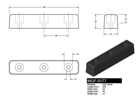 MGF-0177 - HGV Body Bumper Drawing