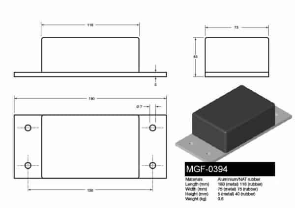 MGF-0394 Tipper Pad - Drawing