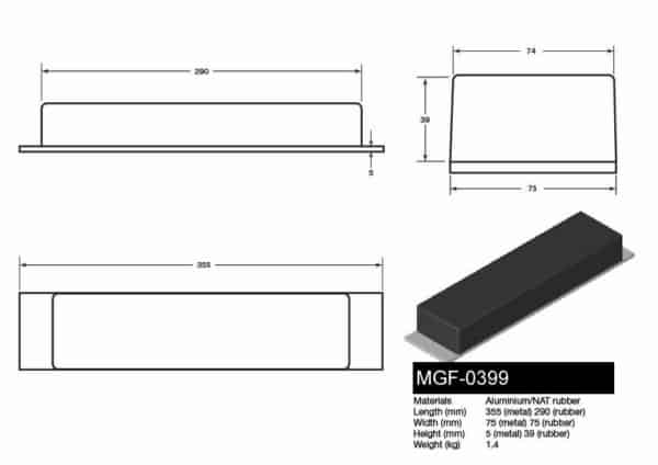 MGF-0399 Tipper Pad - Drawing