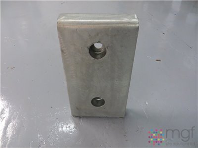 Front Plate with Side Cheeks for Type 1810 Bumpers - 440mm x 250mm x 62mm