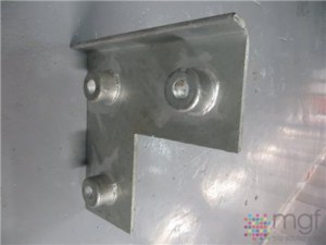 Front Plate for Type 1818 L shaped Bumpers- 440mm x 440mm x 62mm
