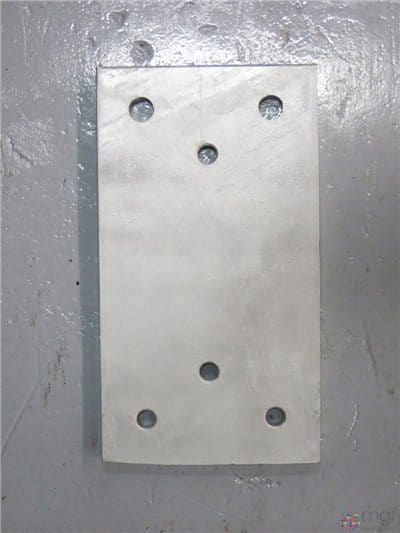Back Plate - Type 1810 - 450mm x 250mm x 15mm