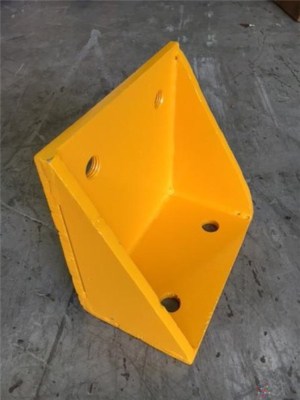 Angle Bracket 250MM Use Back Plates for Overdock Protection - 250mm x 250mm x 150mm