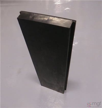 Rubber Front Plate - 750mm x 250mm x 50mm