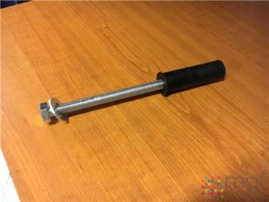 M12 x 200mm Bolt and Shield for Tarmac