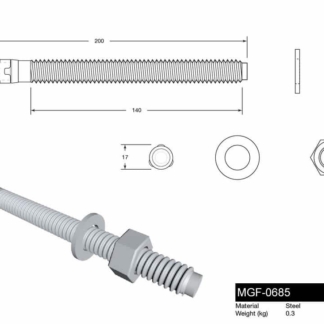 MGF-0685 M16 Throughbolt Drawing