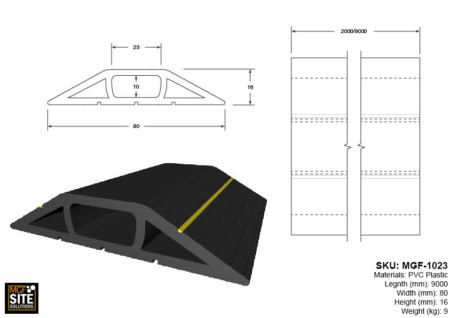 MGF-1023 Cable Protector 9M Drawing